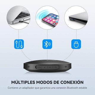 Foto 6 | Altavoz Bluetooth Emeet Officecore M2 4 Micrófonos Con Ia Capta La Voz En 360°