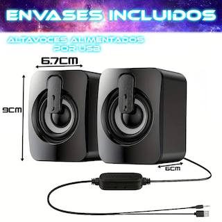 Foto 5 | Bocinas Alambricas Para Pc Escritorio K2053 Con Rgb