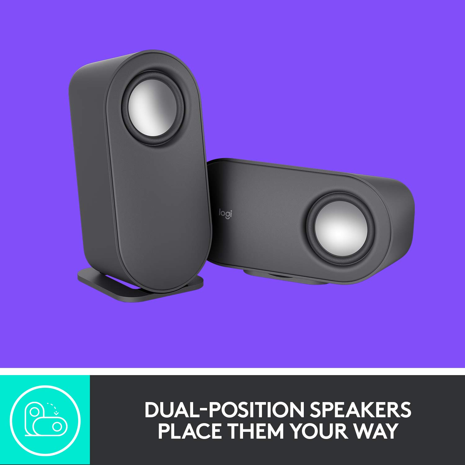 Foto 6 | Altavoces Para Computadora Logitech Z407 Bluetooth Con Subwoofer Negros - Venta Internacional.