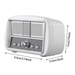 Foto 2 | Altavoz Bluetooth Portátil Huoguo Bass Stereo Blanco - Venta Internacional.