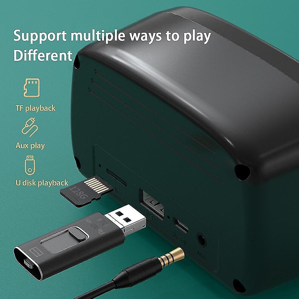 Foto 4 pulgar | Altavoz Bluetooth Portátil Huoguo Bass Stereo Blanco - Venta Internacional.