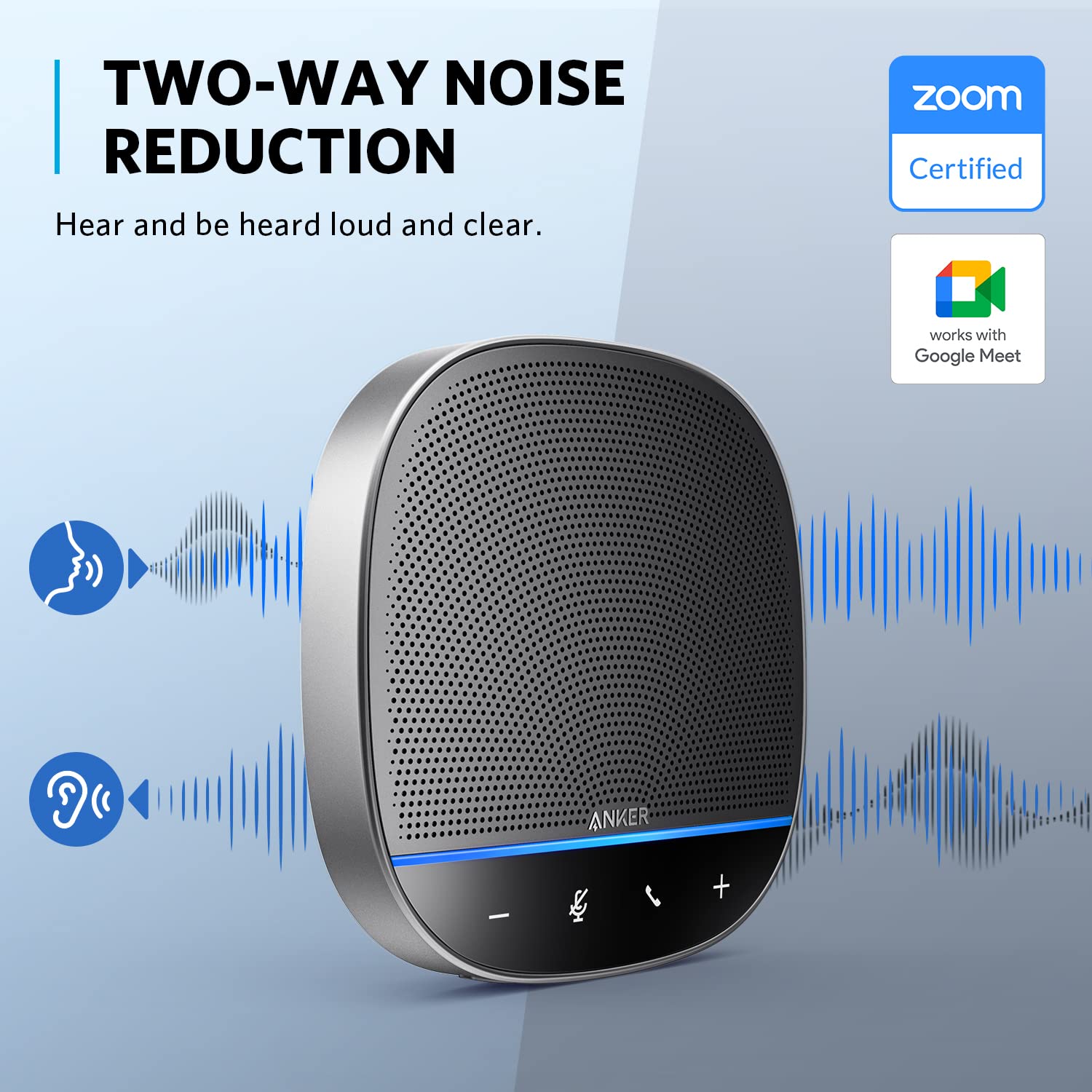 Foto 3 pulgar | Altavoz Anker Powerconf S500 Con Zoom Y Google Meet - Venta Internacional.