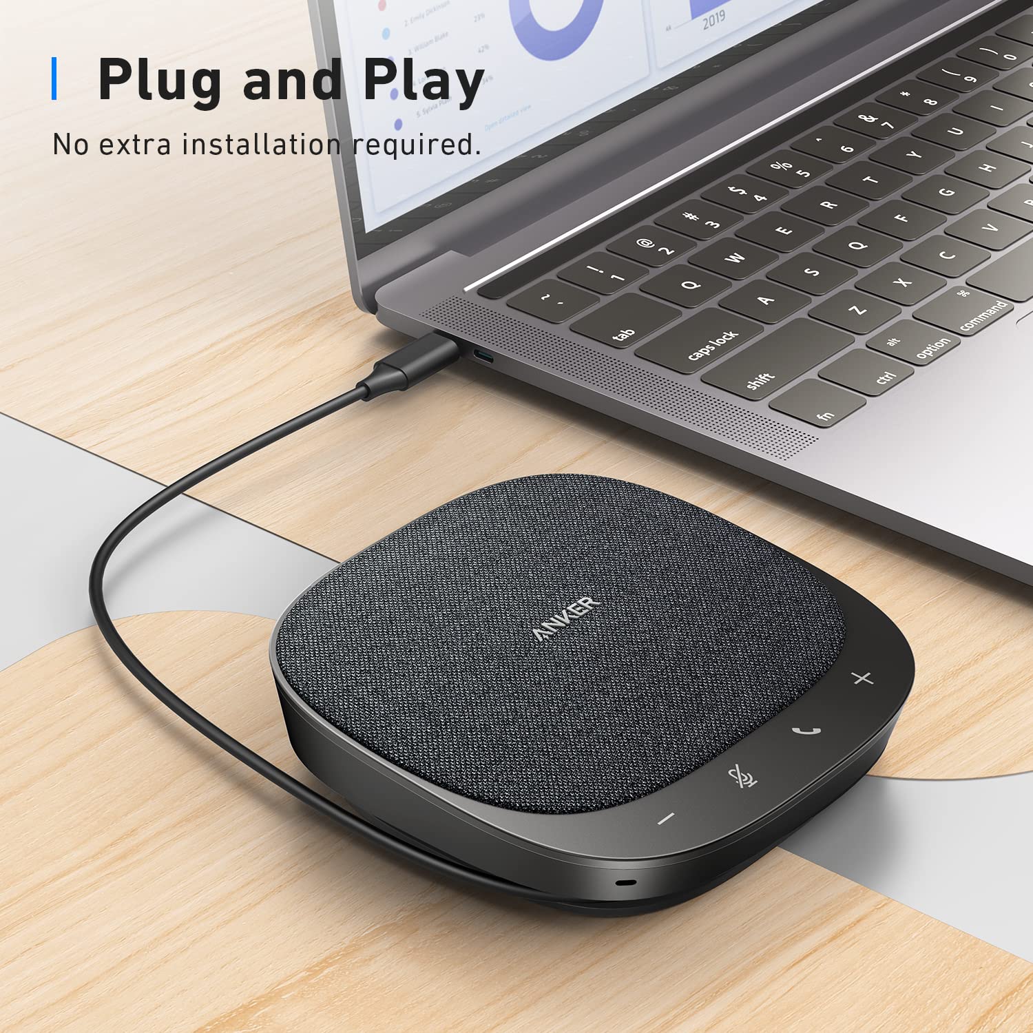 Foto 4 pulgar | Altavoz Usb Anker Powerconf S330 Para Conferencias Y Oficinas Domésticas - Venta Internacional.