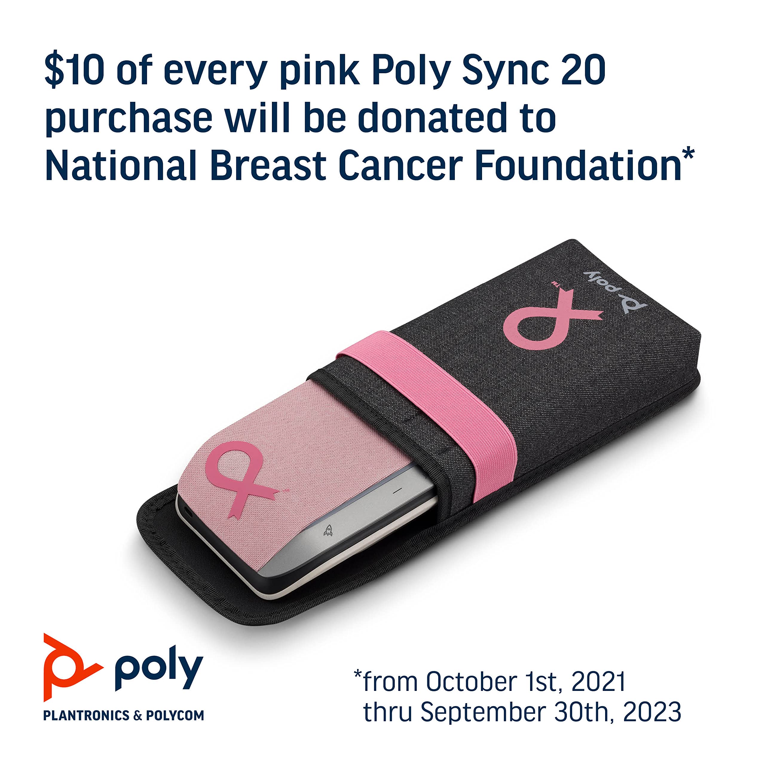 Foto 8 pulgar | Altavoz Inteligente Bluetooth Poly Sync 2.0 Usb-a Rosa - Venta Internacional.