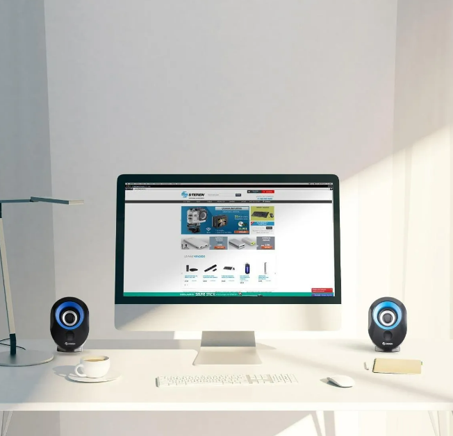 Foto 4 | Xtellar Bocinas Potentes Y Elegantes Para Pc/laptop Con Control Avanzado De Volumen