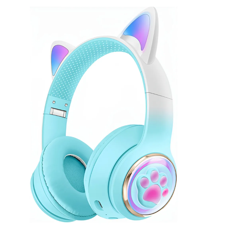 Xtellar Audifono Oreja De Gato Bluetooth Bluetooth 5.3 Luz Led Diade