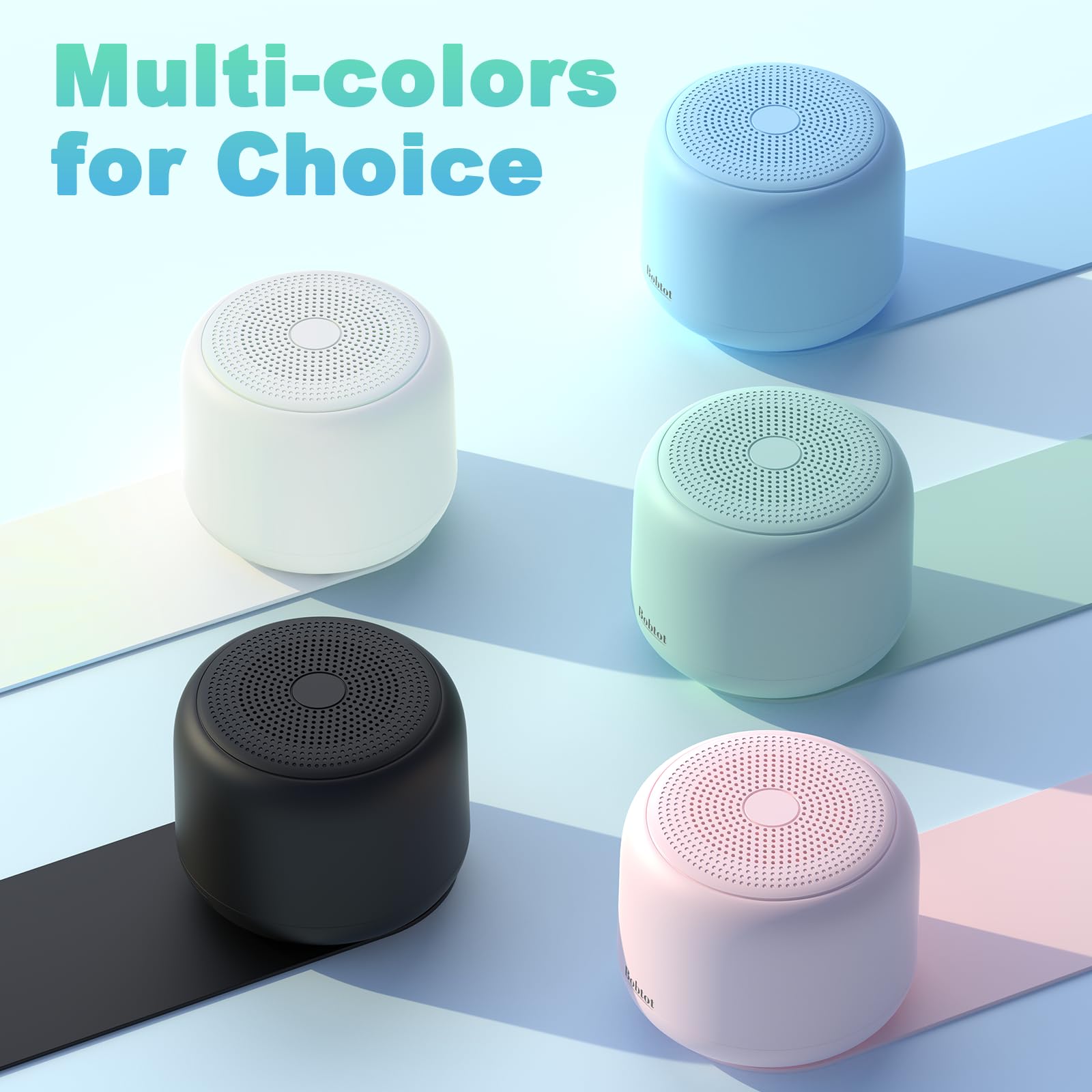 Foto 7 | Altavoz Bluetooth Portátil Bobtot Green Con Correa Ipx5 - Venta Internacional.