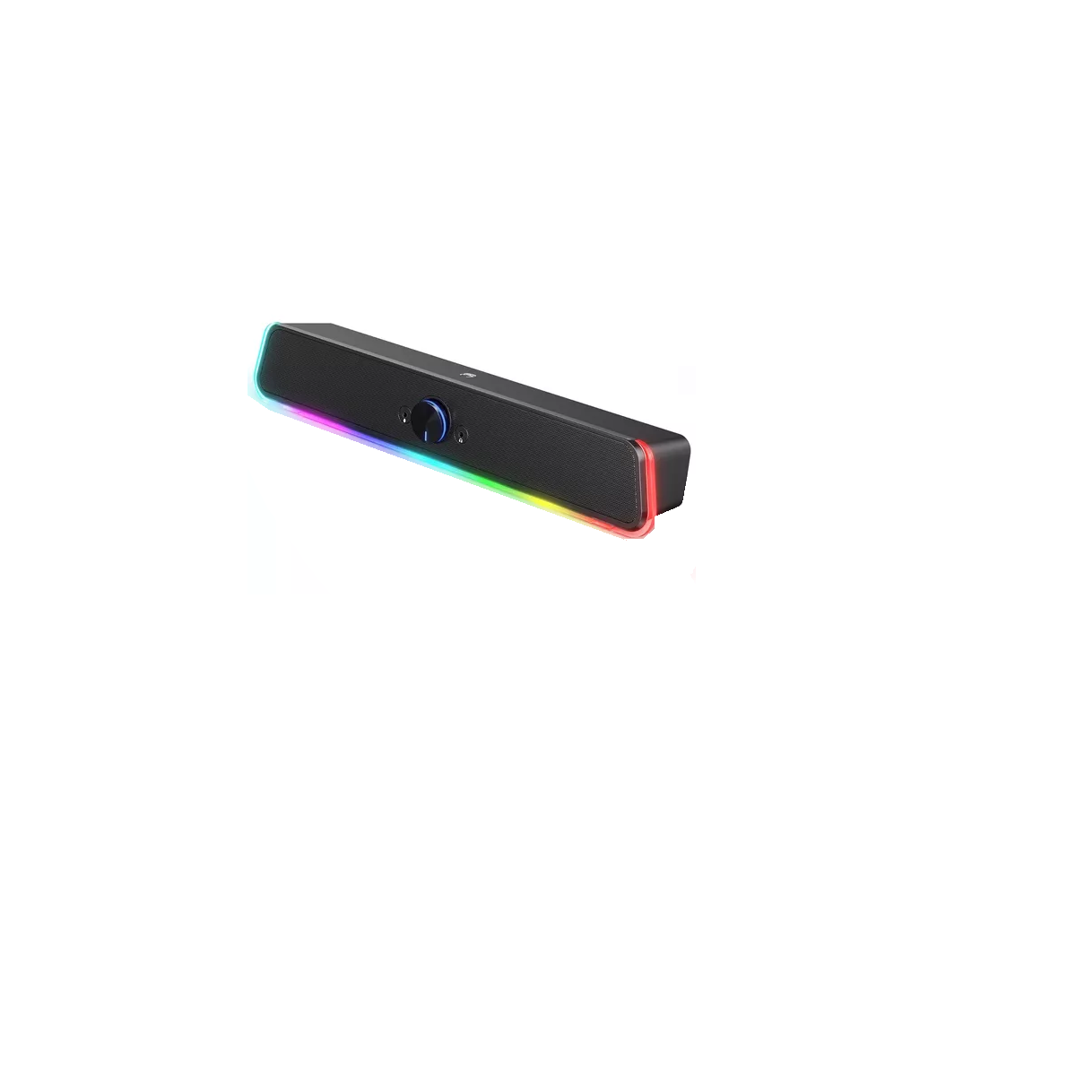 Bocina Bluetooth Para Pc Altavoz Inalámbrico Con Rgb Luz Led Soporte Eo Safe Imports  Esi-15124 Negro