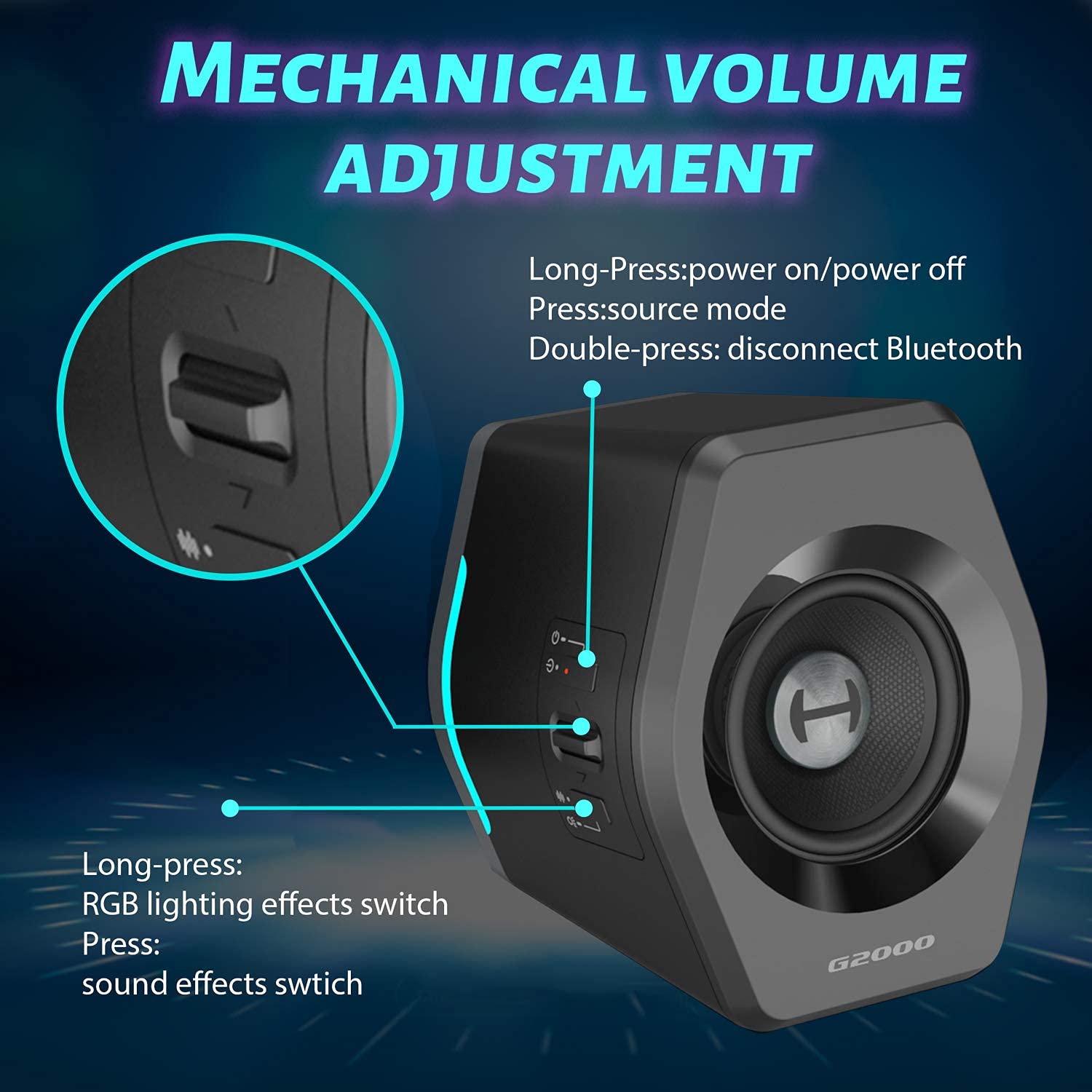 Foto 6 pulgar | Altavoces para Juegos de PC Edifier G2000 32w Bluetooth - Venta Internacional