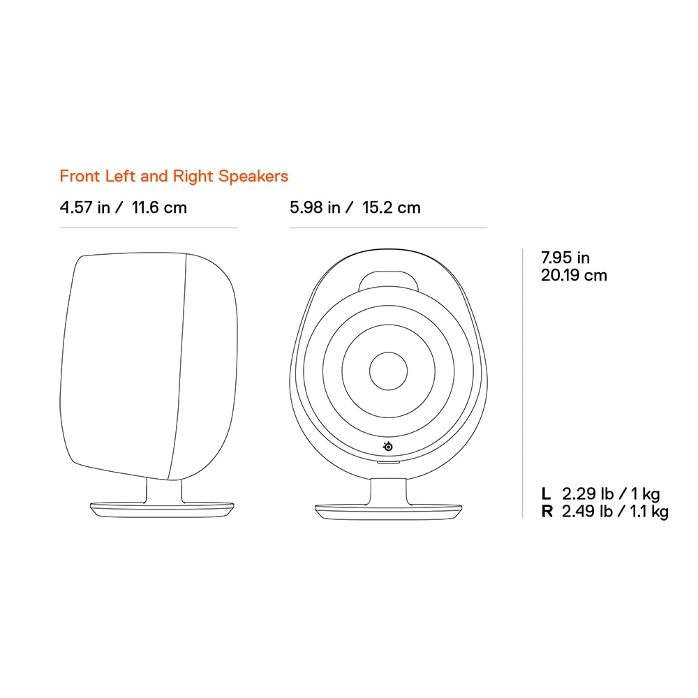 Foto 4 pulgar | Altavoces de Escritorio Steelseries Arena 3 2.0 Bluetooth - Venta Internacional