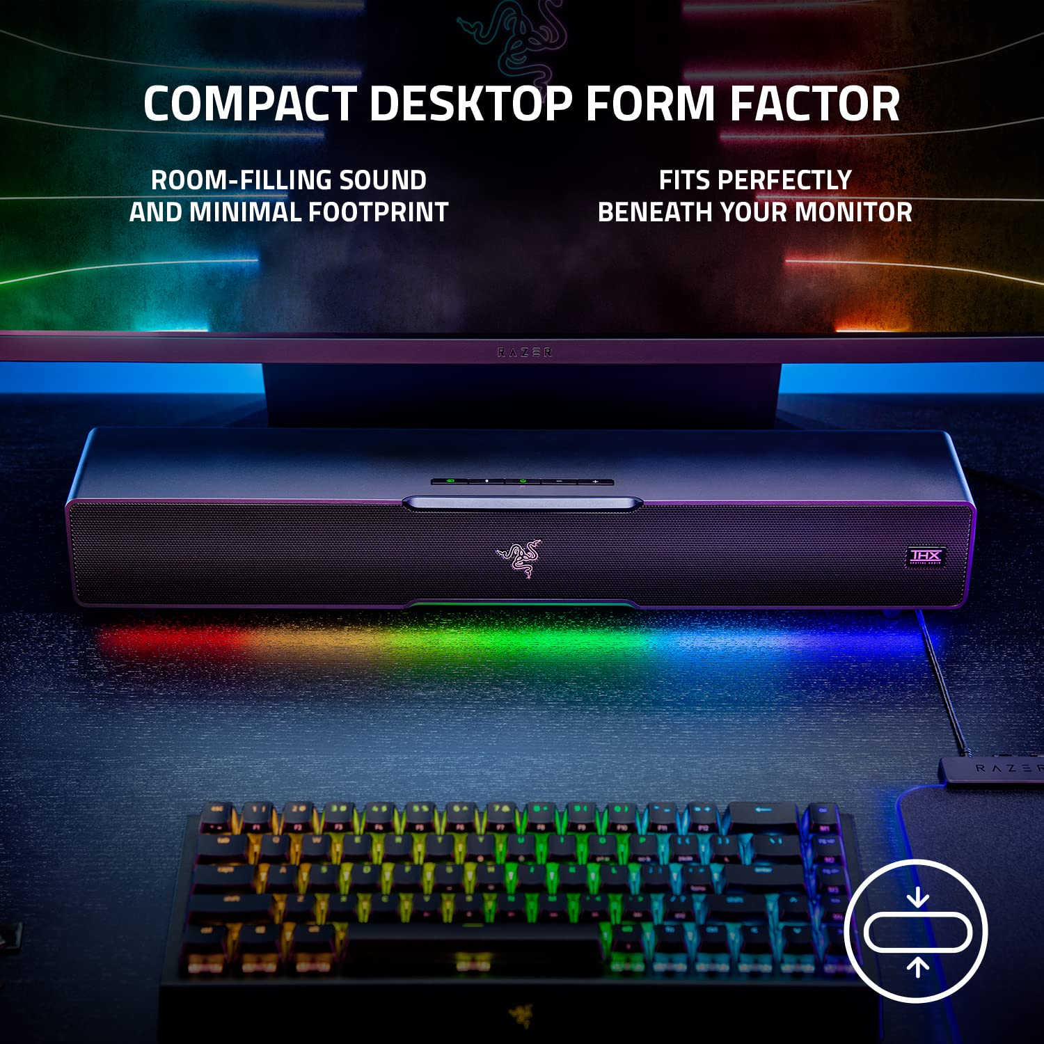Foto 5 pulgar | Barra de Sonido Multicontrolador Razer Leviathan V2 Subwoofer Bluetooth - Venta Internacional