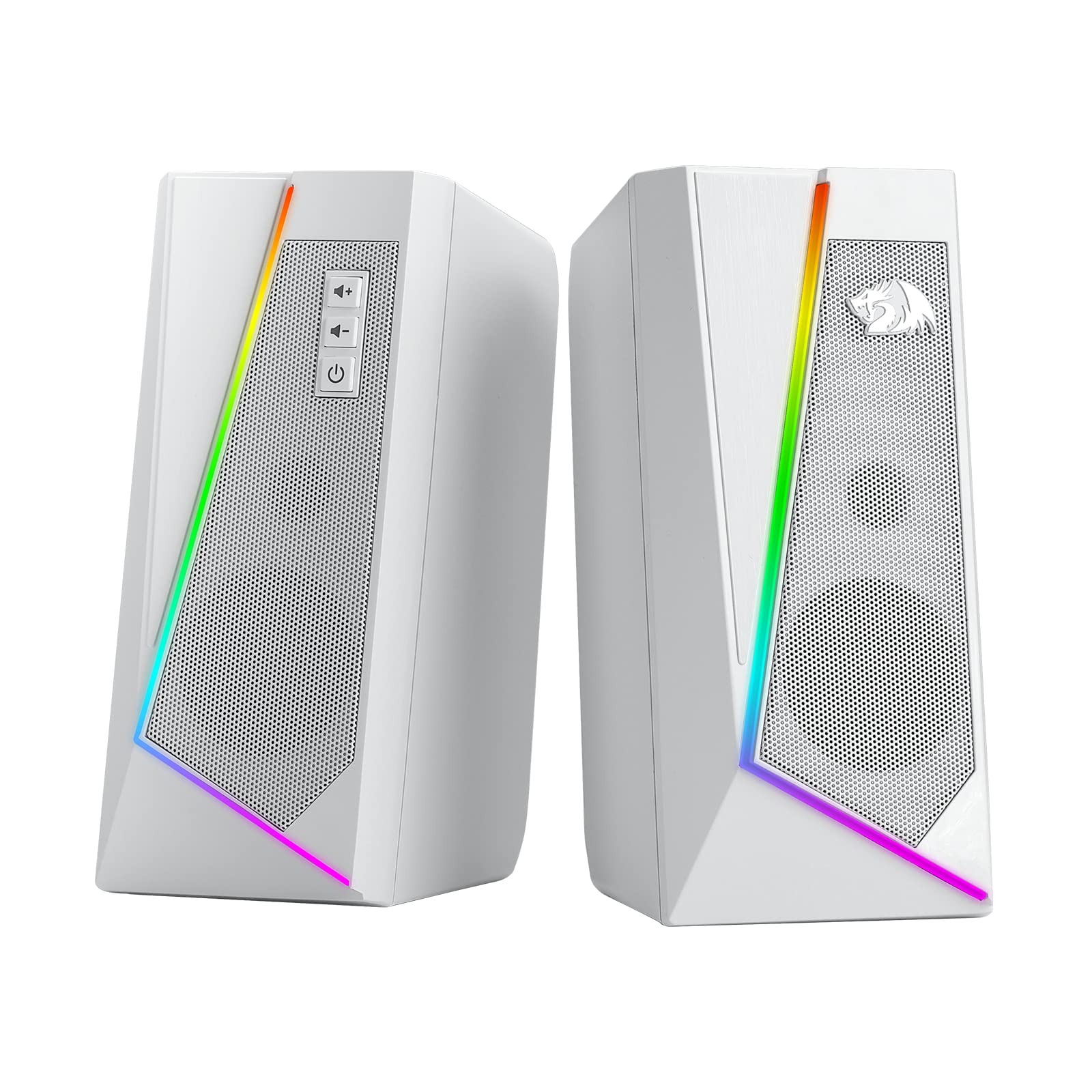 Foto 2 pulgar | Altavoces De Sobremesa Redragon Gs520 Rgb 2.0 Canales Blancos - Venta Internacional.