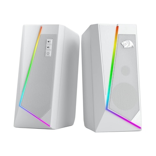 Foto 1 | Altavoces De Sobremesa Redragon Gs520 Rgb 2.0 Canales Blancos - Venta Internacional.