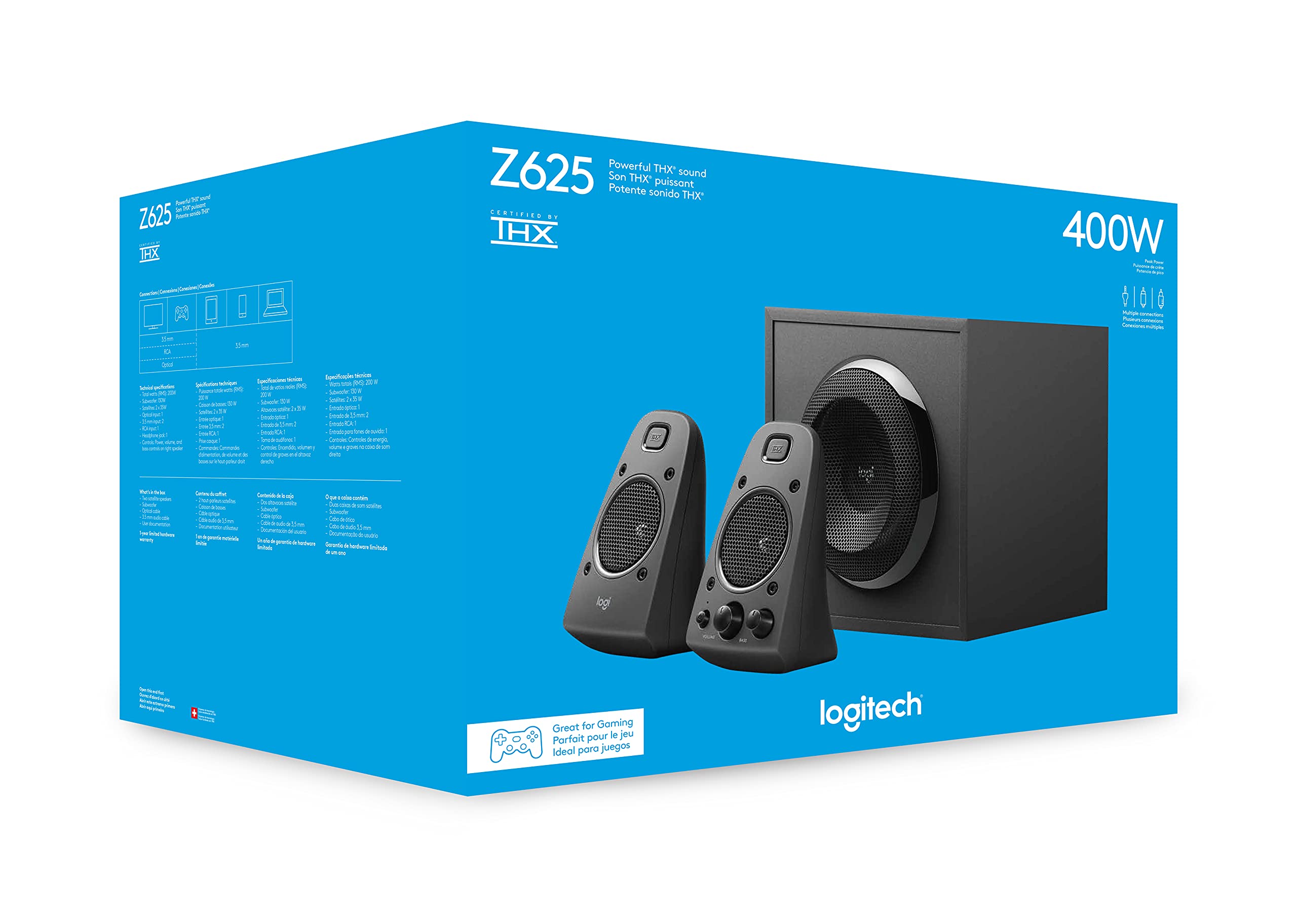 Foto 7 pulgar | Sistema de Altavoces Logitech Z625 Powerful Thx  Certified 2.1 - Venta Internacional