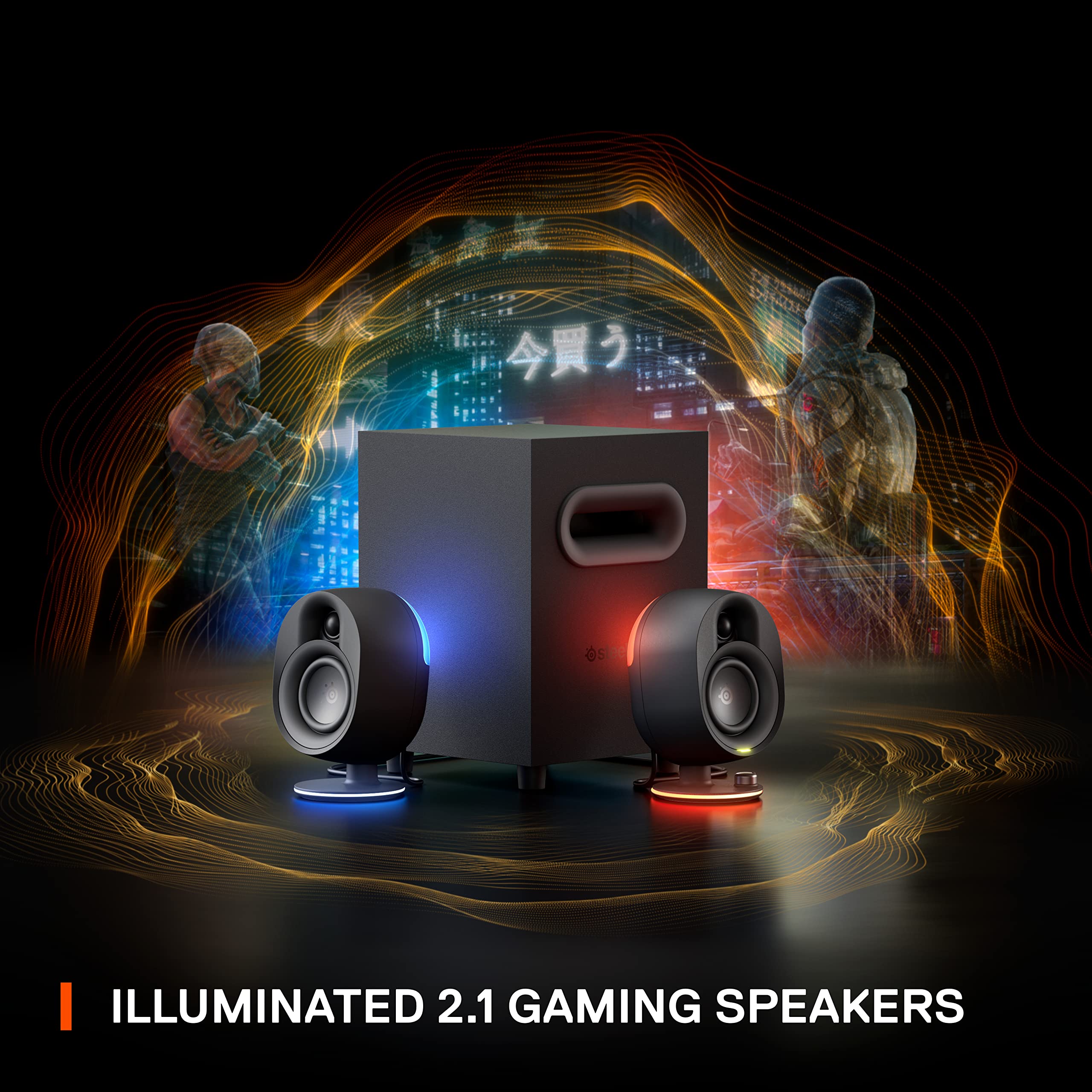 Foto 4 pulgar | Altavoces para Juegos Steelseries Arena 7 Rgb 2.1 con Bluetooth - Venta Internacional