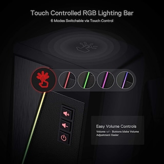 Foto 5 | Altavoces De Sobremesa Redragon Gs520 Rgb 2.0 Canales Alimentados Por Usb - Venta Internacional.