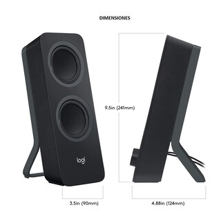 Foto 2 | Altavoces para Computadora Logitech Z207 2.0 Estéreo con Bluetooth - Venta Internacional