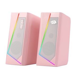 Foto 1 | Altavoces De Sobremesa Redragon Gs520 Rgb 2.0 Canal Usb Rosa - Venta Internacional.