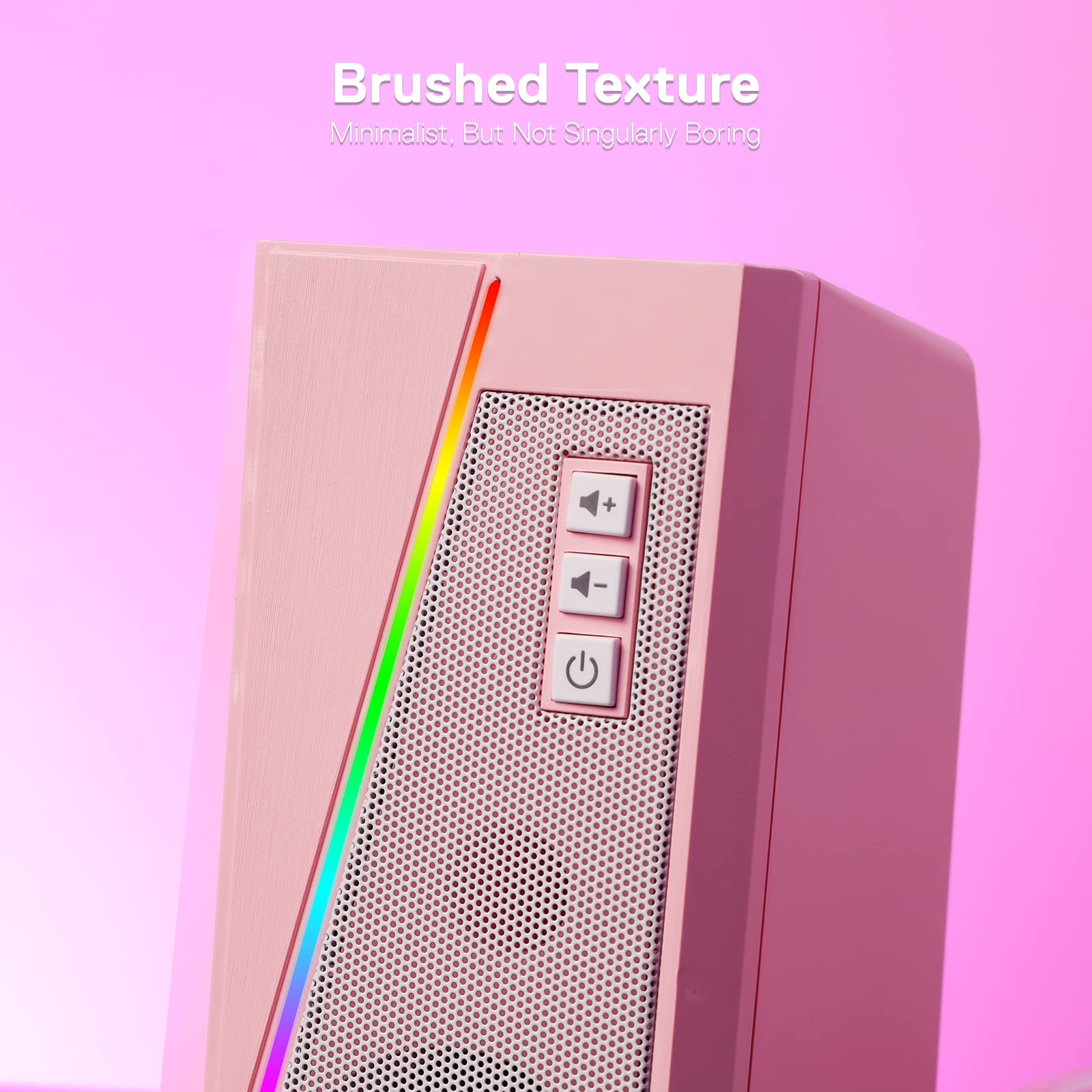 Foto 7 pulgar | Altavoces De Sobremesa Redragon Gs520 Rgb 2.0 Canal Usb Rosa - Venta Internacional.