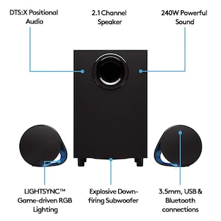 Foto 4 | Sistema de Altavoces para Juegos de PC Logitech G560 7.1 DTS:X Ultra - Venta Internacional