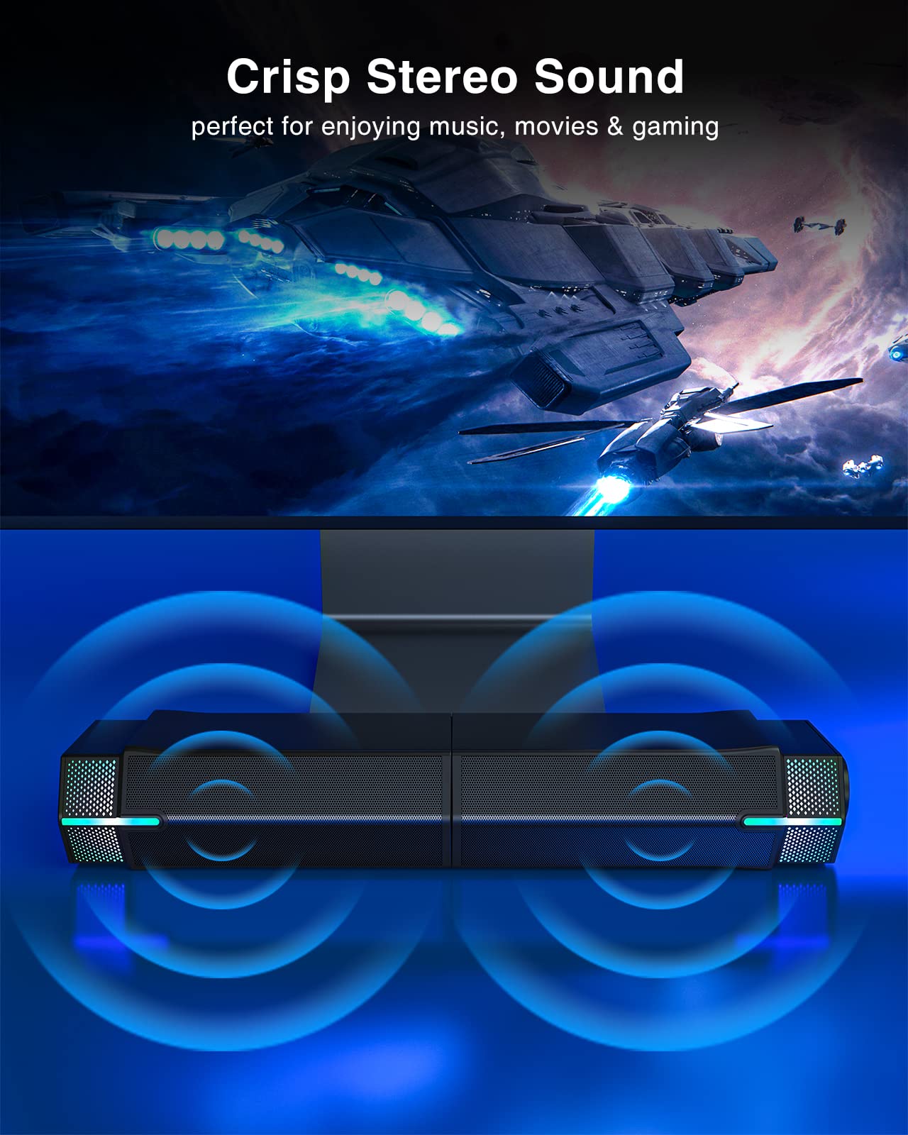 Foto 4 pulgar | Altavoces Bluetooth Jeecoo M20 para Pc - Venta Internacional