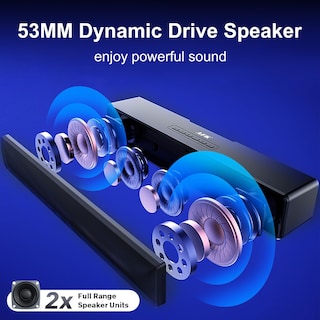 Foto 3 | Barra De Sonido Para Ordenador Afk Rgb Lights Bluetooth 5.1 Stereo - Venta Internacional.