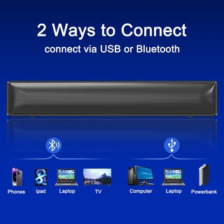 Foto 5 | Barra De Sonido Para Ordenador Afk Rgb Lights Bluetooth 5.1 Stereo - Venta Internacional.