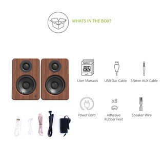 Foto 6 | Altavoces para Computadora de Escritorio Kanto YU2 con 3 Controladores 50 W RMS Par - Venta Internacional