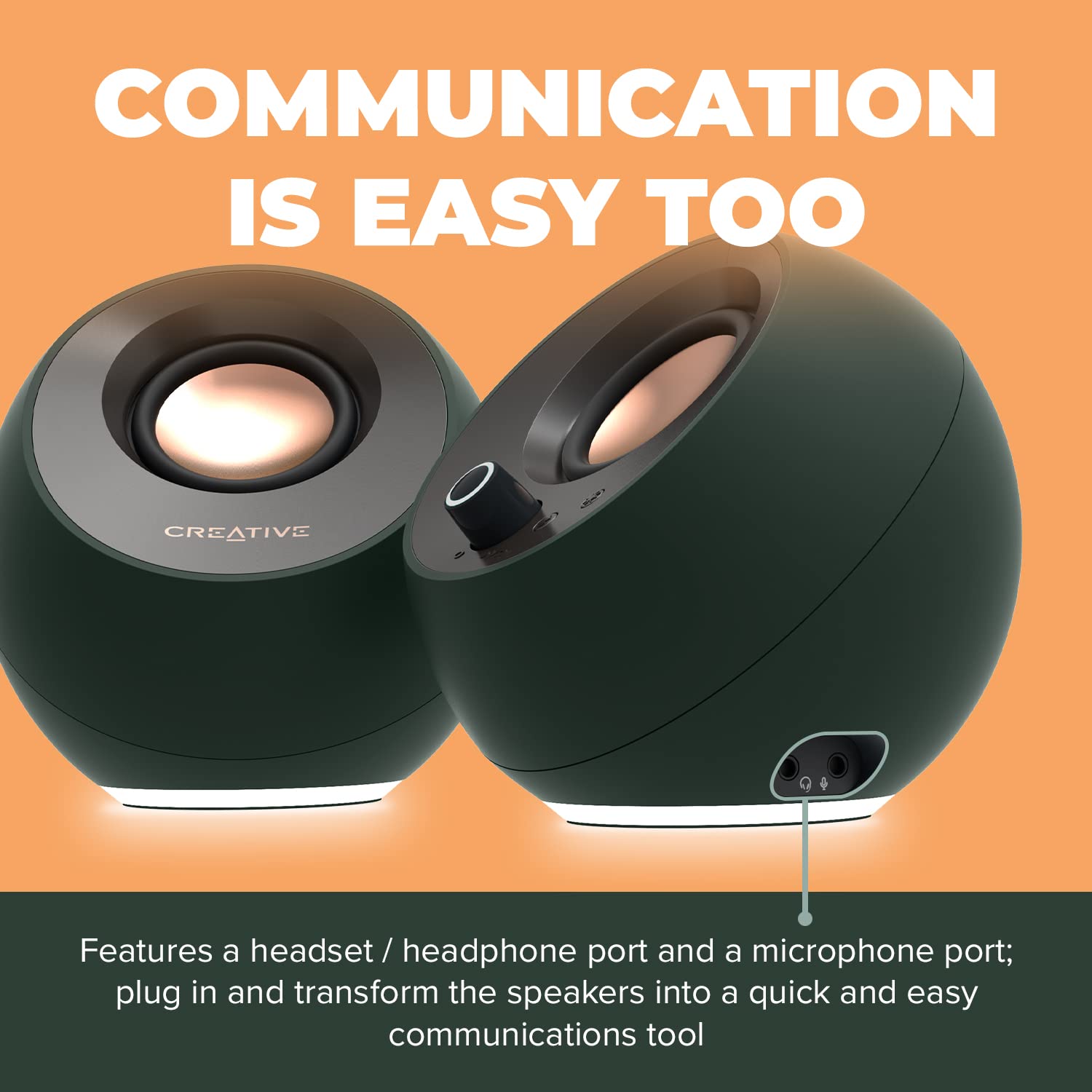 Foto 7 pulgar | Altavoces Para Ordenador Creative Pebble Pro Usb-c Bluetooth 5.3 - Venta Internacional.