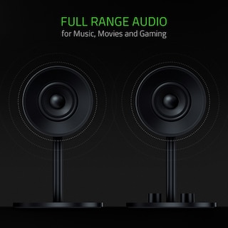 Foto 2 | Altavoces Para Juegos De Pc Razer Nommo Custom Tejido De Fibra De Vidrio - Venta Internacional
