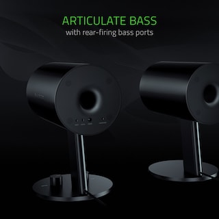 Foto 4 | Altavoces Para Juegos De Pc Razer Nommo Custom Tejido De Fibra De Vidrio - Venta Internacional