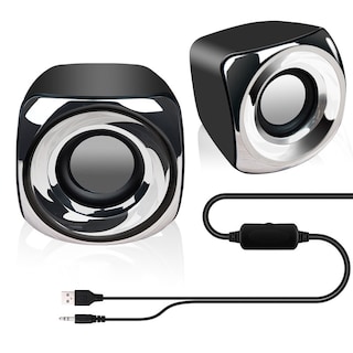 Foto 1 | Altavoces de Computadora Ezeey Miniestéreo USB con Cable para PC - Venta Internacional