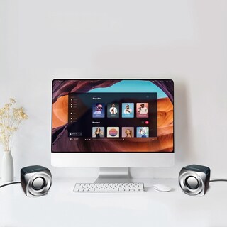 Foto 2 | Altavoces de Computadora Ezeey Miniestéreo USB con Cable para PC - Venta Internacional