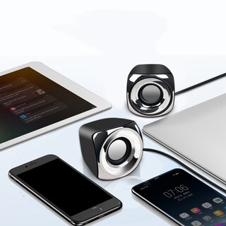 Foto 3 | Altavoces de Computadora Ezeey Miniestéreo USB con Cable para PC - Venta Internacional