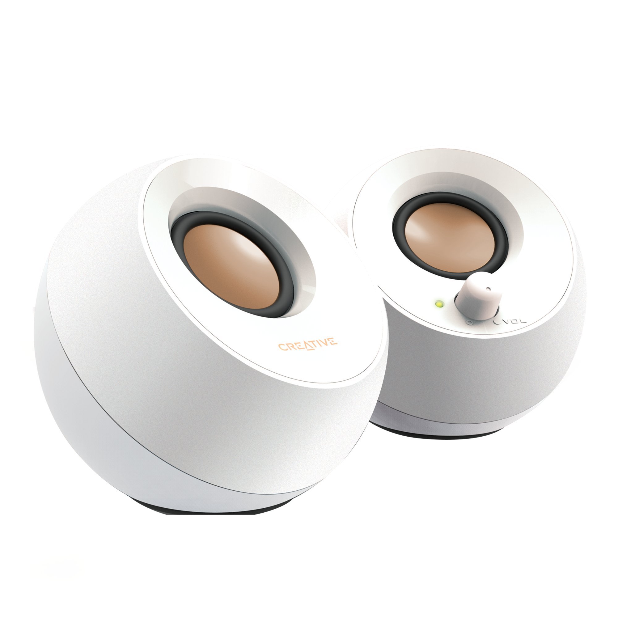 Foto 2 pulgar | Altavoces De Sobremesa Creative Pebble 2.0 Usb Far Field White - Venta Internacional.