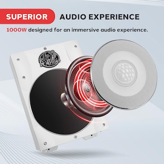 Foto 2 | Subwoofer Lanzar 8, 1000 W, Perfil Bajo, Marino, Resistente Al Agua - Venta Internacional.