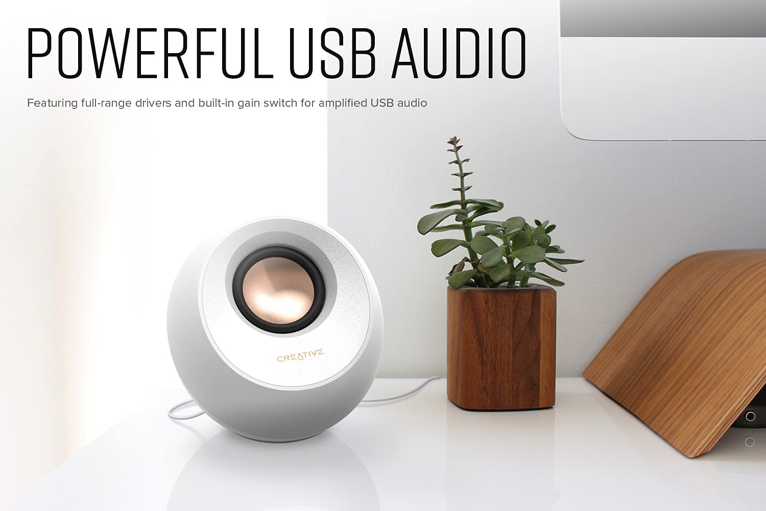Foto 2 | Bocinas Creative Pebble V3 Usb-c 2.0 8w Rms - Venta Internacional