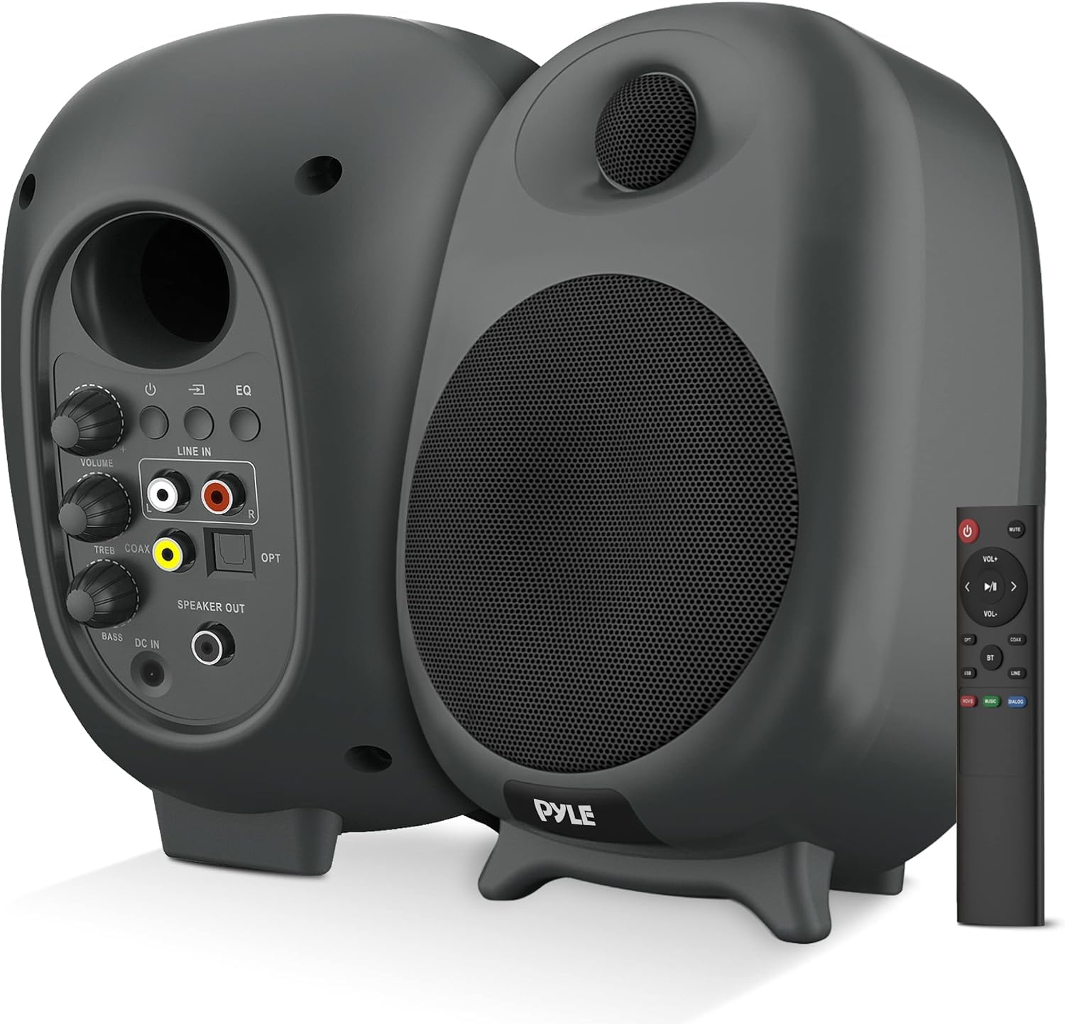 Foto 4 | Altavoces De Estantería Pyle, Monitor De Estudio Bluetooth De 60 W - Venta Internacional.