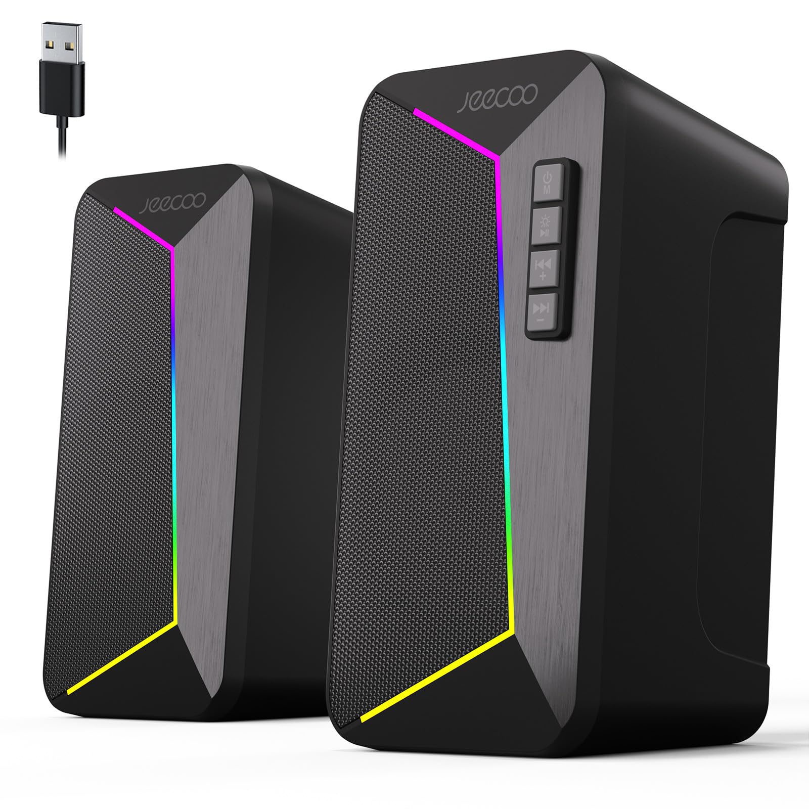 Foto 2 pulgar | Altavoces Bluetooth Jeecoo M30 para Escritorio 10 W - Venta Internacional