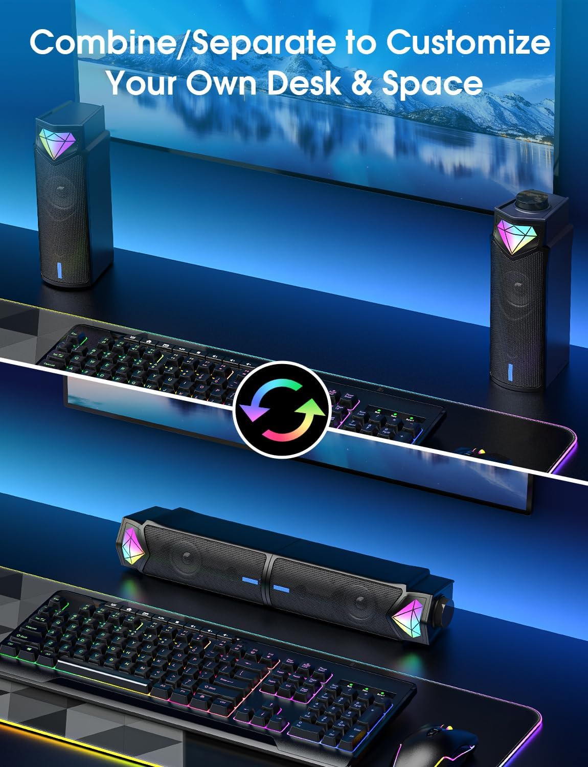 Foto 3 pulgar | Altavoces para Computadora Nootry con Alimentación Usb - Venta Internacional