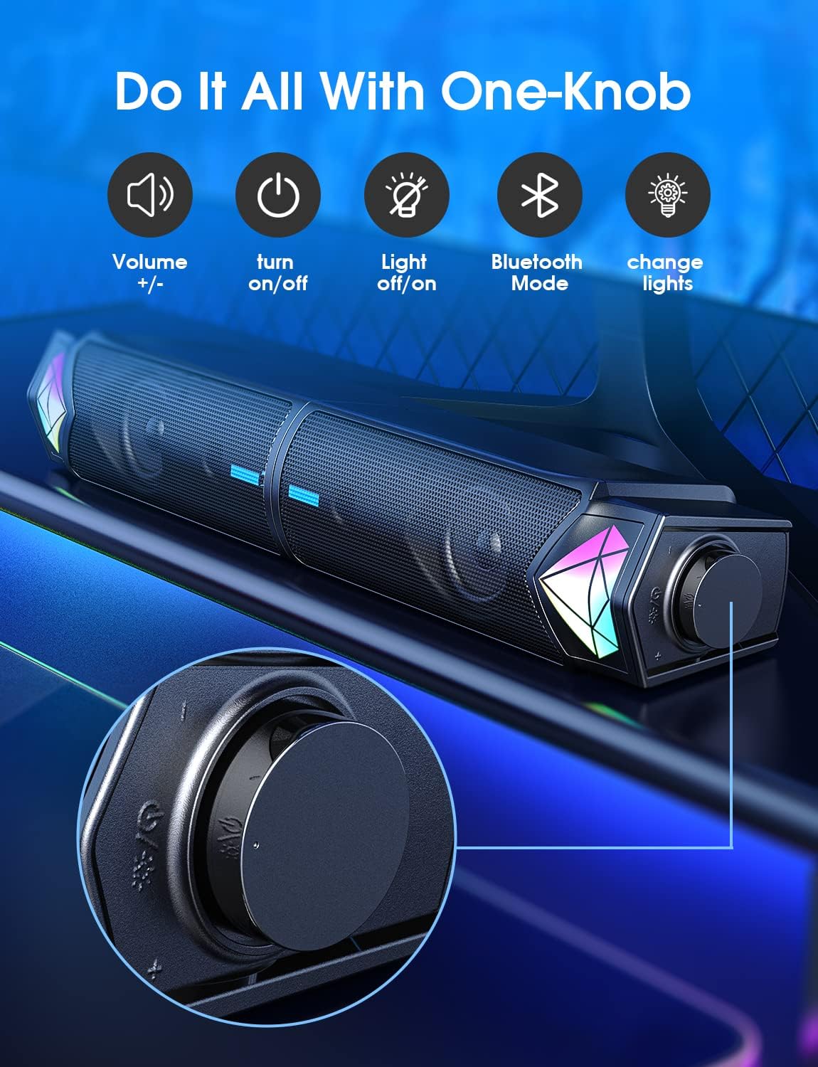 Foto 5 | Altavoces para Computadora Nootry con Alimentación Usb - Venta Internacional