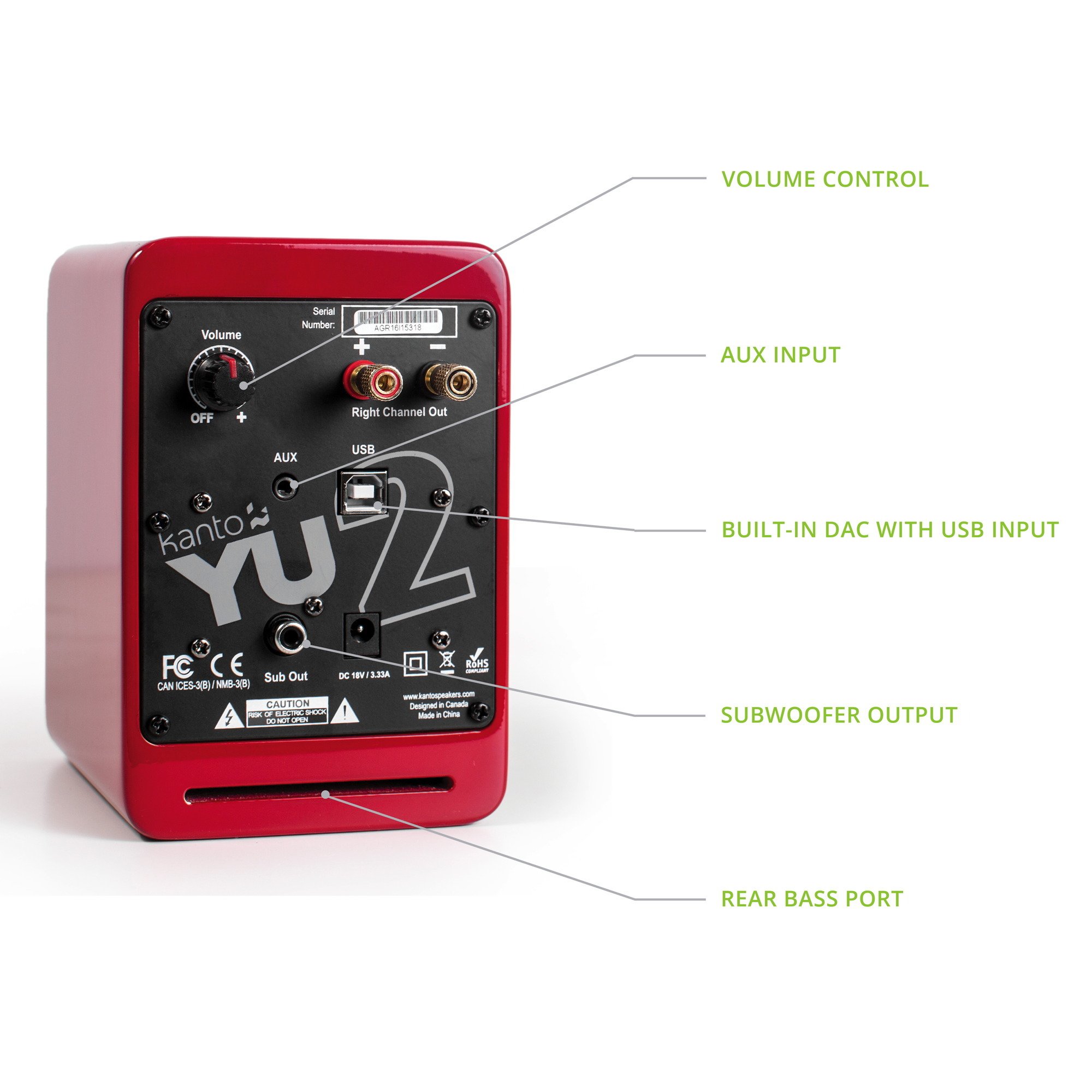 Foto 4 pulgar | Altavoces Kanto 100 w para Pc-Venta Internacional