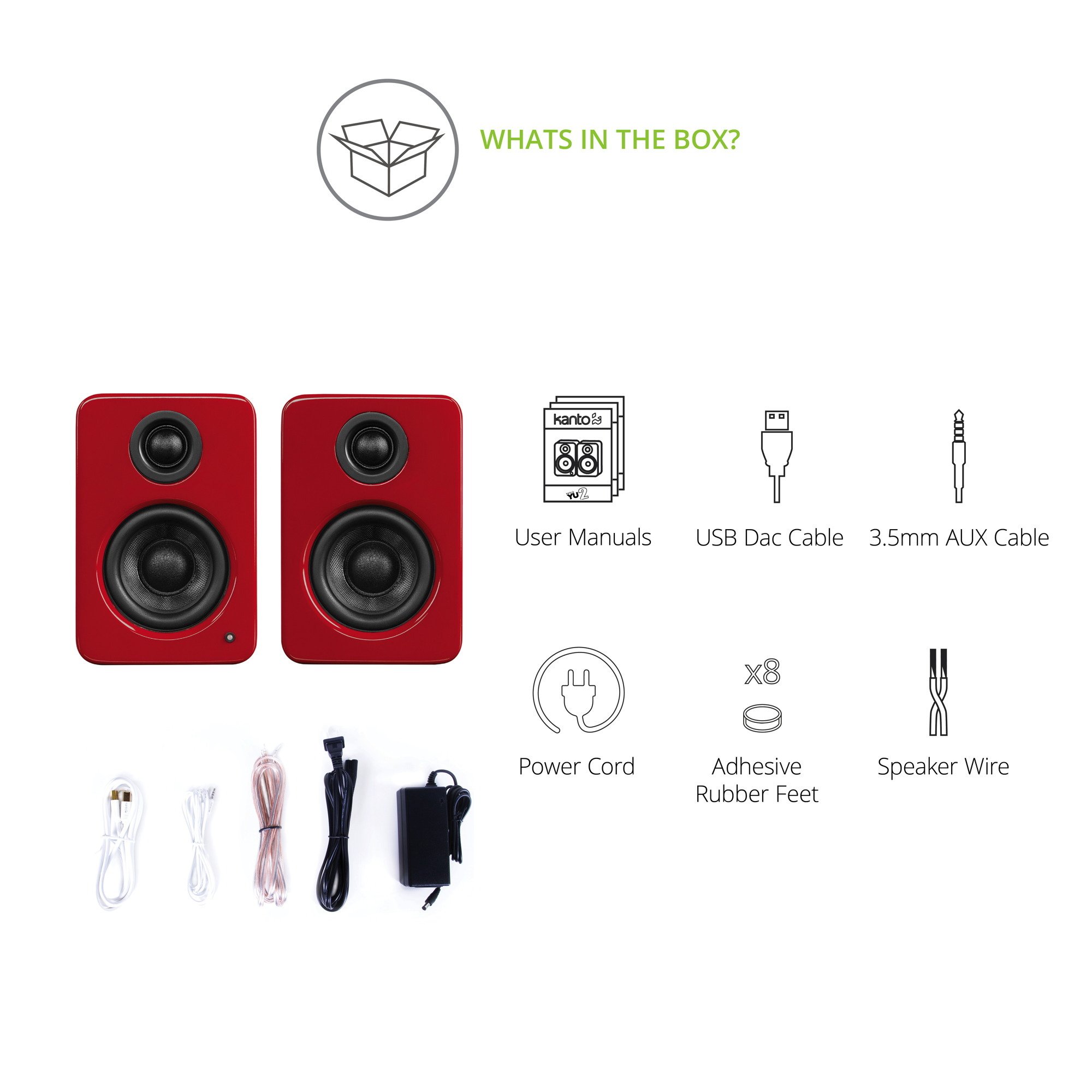 Foto 7 pulgar | Altavoces Kanto 100 w para Pc-Venta Internacional