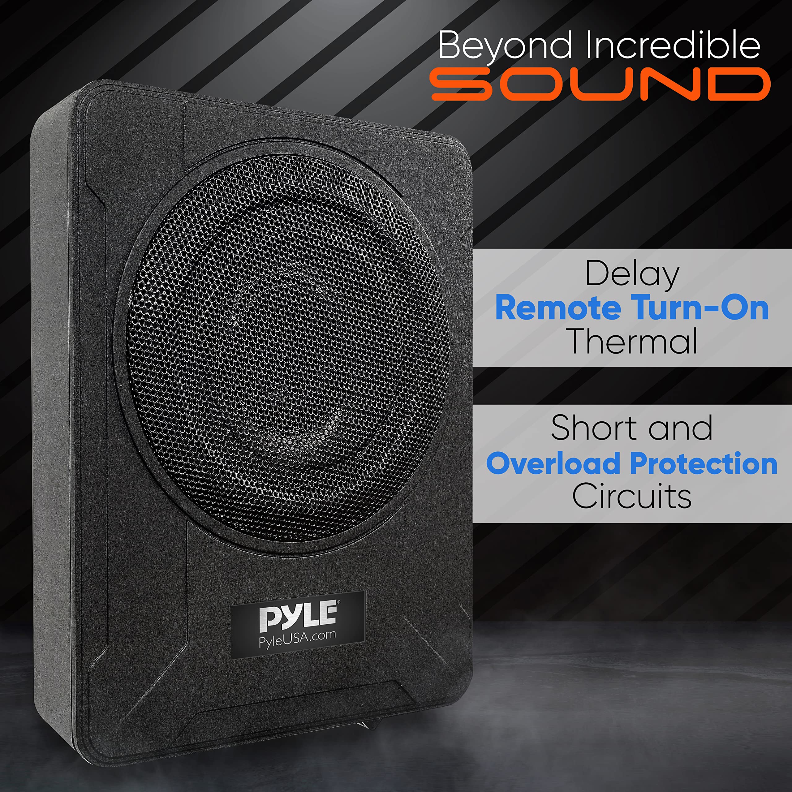 Foto 6 pulgar | Sistema De Subwoofer Amplificado Pyle Plbx8a 600w Para Coche - Venta Internacional.