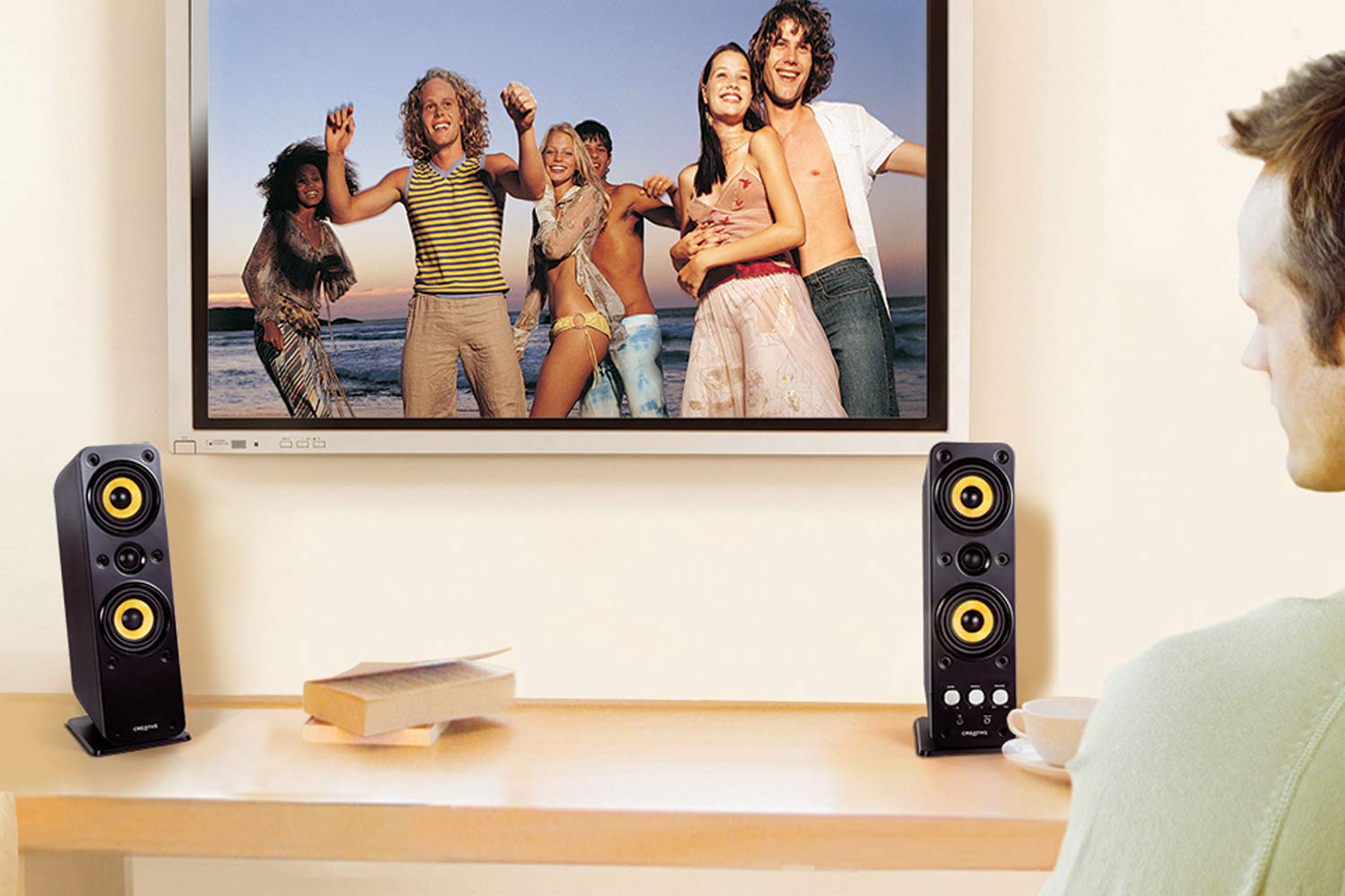 Foto 5 pulgar | Sistema de Altavoces Creative Gigaworks T40 Series Ii 2.0 Negro - Venta Internacional