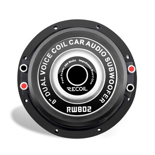 Foto 5 | Subwoofer Para Coche Recoil Rw8d2 Echo Series 8'' 200 W Rms 400 W Peak - Venta Internacional.