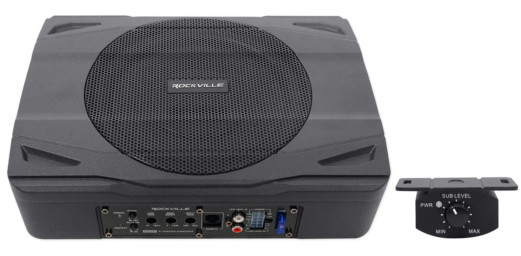 Foto 1 | Subwoofer Para Coche Rockville Ss8p 400 W 8 Slim Para Debajo Del Asiento - Venta Internacional.
