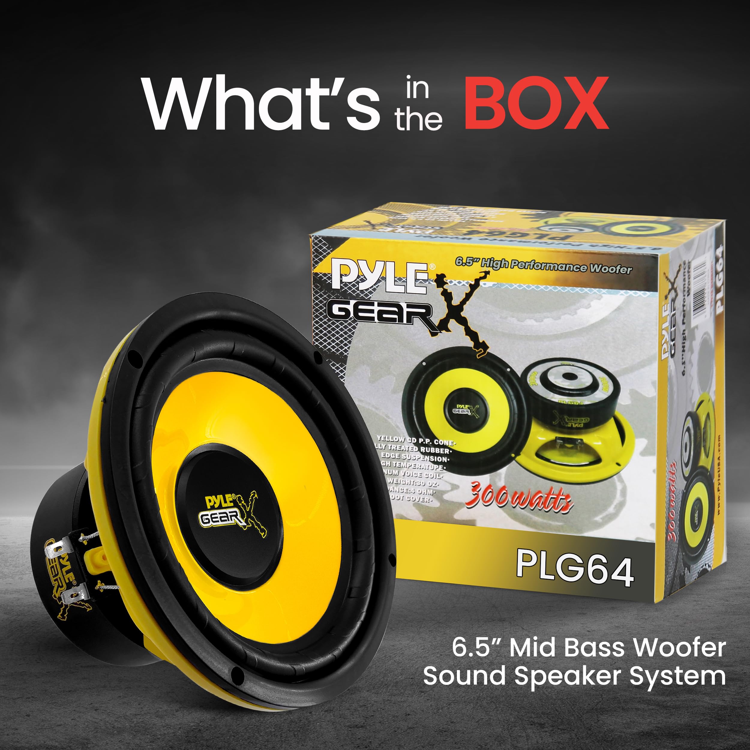 Foto 7 pulgar | Altavoz Pyle Plg64 De 6,5 Pulgadas Y 300 W De Potencia Máxima Para Estéreo De Coche - Venta Internacional.