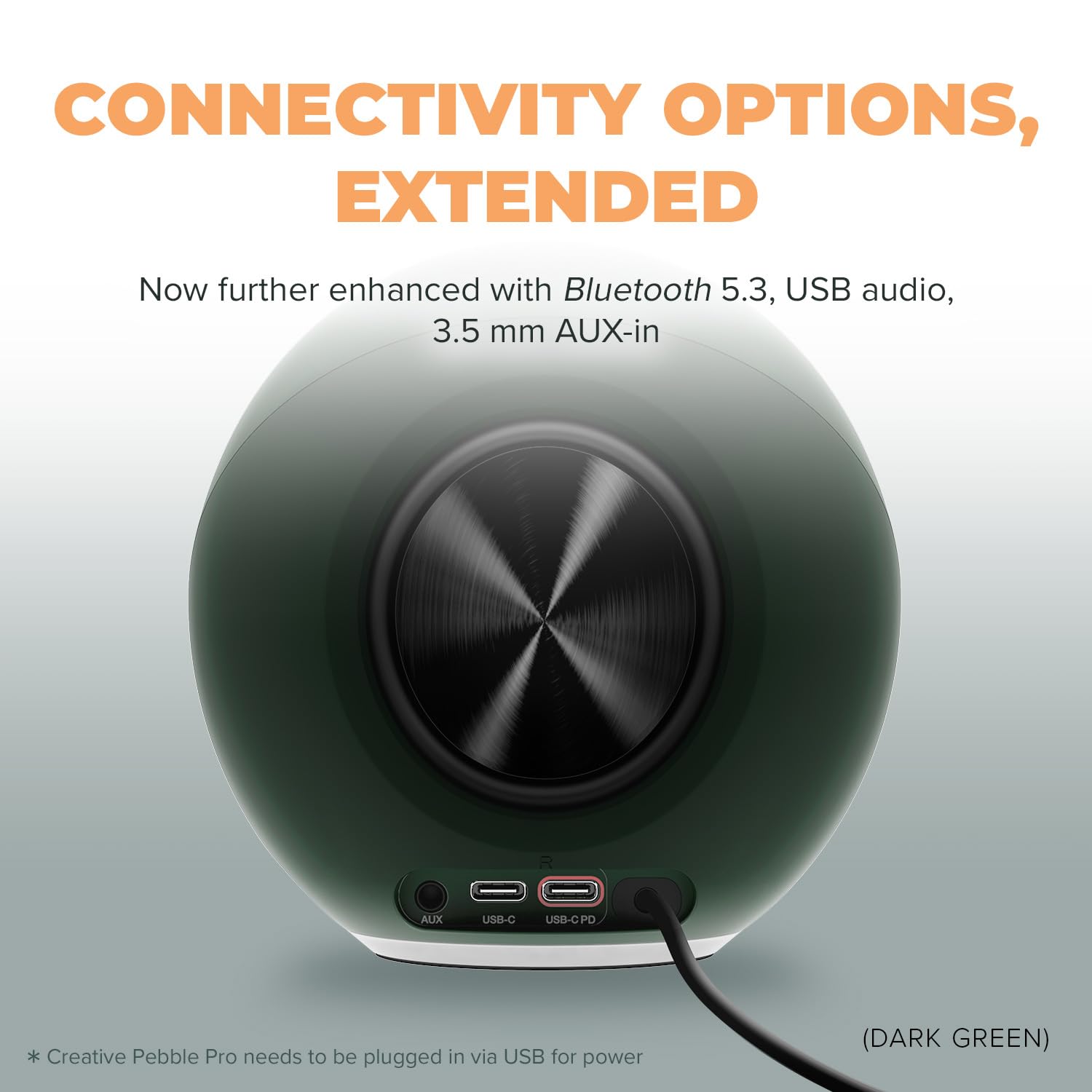 Foto 5 | Altavoces Para Ordenador Creative Pebble Pro Usb-c Bluetooth 5.3 - Venta Internacional.