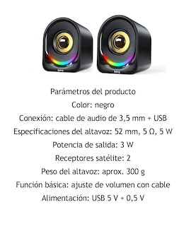 Foto 4 | Bocinas para Computadora Belug